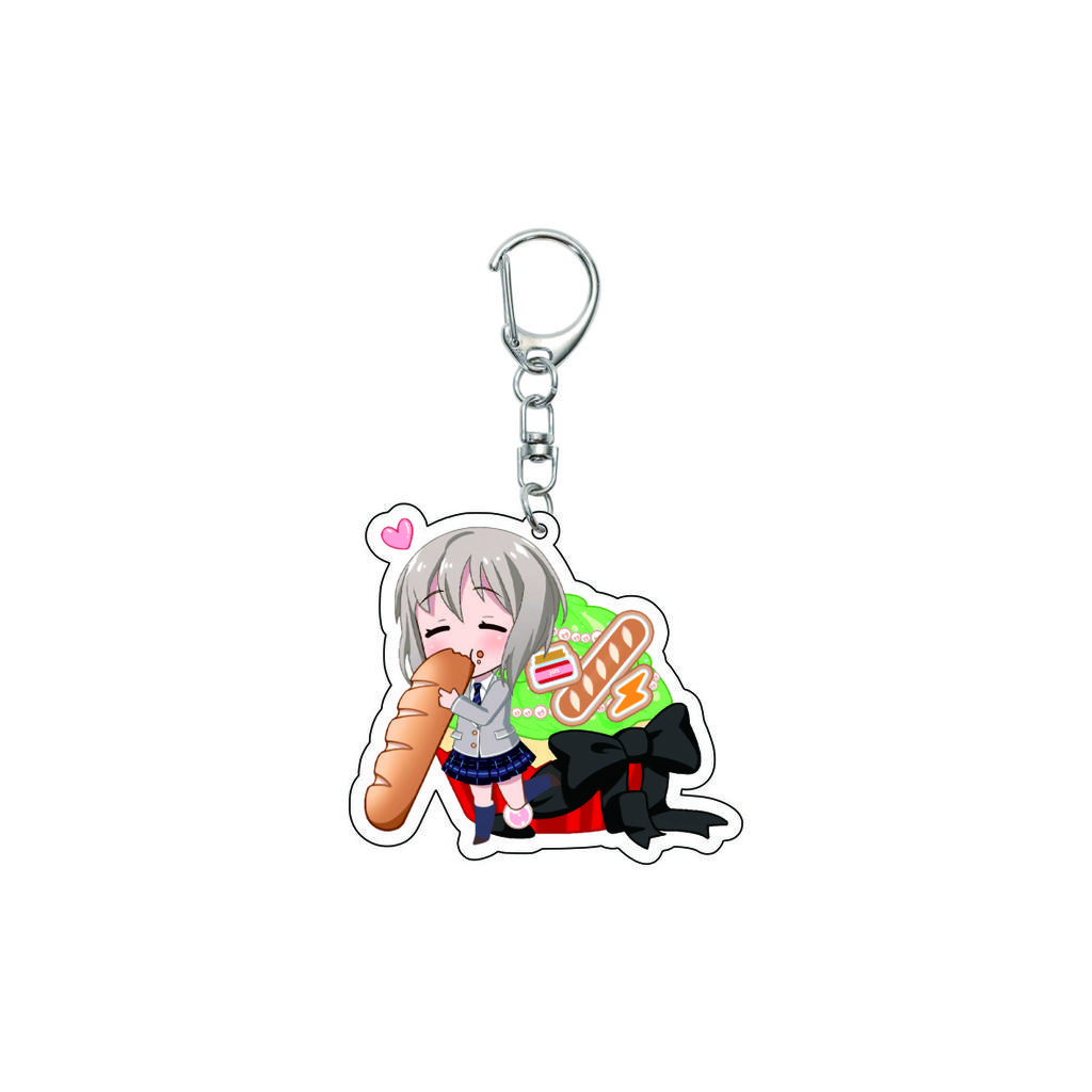 55MM Аниме banG Dream Брелок Тояма Касуми/Сая Ямабуки/Ханазоно Таэ Брелок Акриловая Модель Пластина Рождественские Подарки