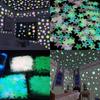 Vogue Luminous Glow In The Dark DIY 100 Pcs Bedroom 3D Stars Stars Wall Stickers Home Decoration Fluorescen