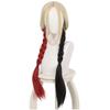 Аниме длинная коса, красный, черный твист, косплей, женский костюм для девочек на Хэллоуин, парики, костюмы для косплея, парик