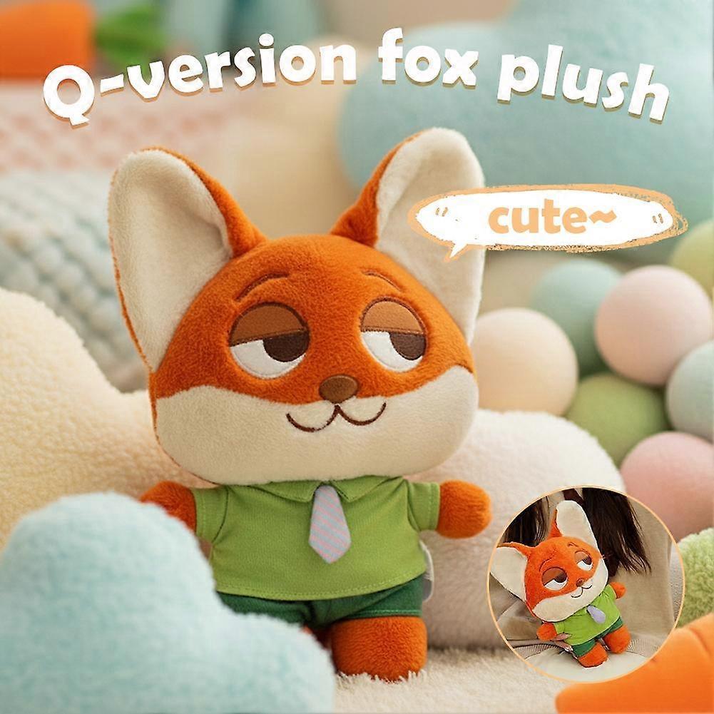 Zootopia Chibi Fox Nick Plush Toy Bunny Judy Figure Q Version Cute Collectible Gift
