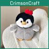 Плюшевая игрушка пингвин с набивкой из ПП хлопка, мягкий короткий мех, чучело животного для детей, подарок