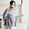 Printed Scarf Women's Season Travel Leisure Shawl Thickened Warm Scarf