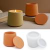 Сделай сам гипсовый стакан ароматическая свеча силиконовая форма мини банка для хранения цементная смола форма для изготовления бетона принадлежности для рукоделия