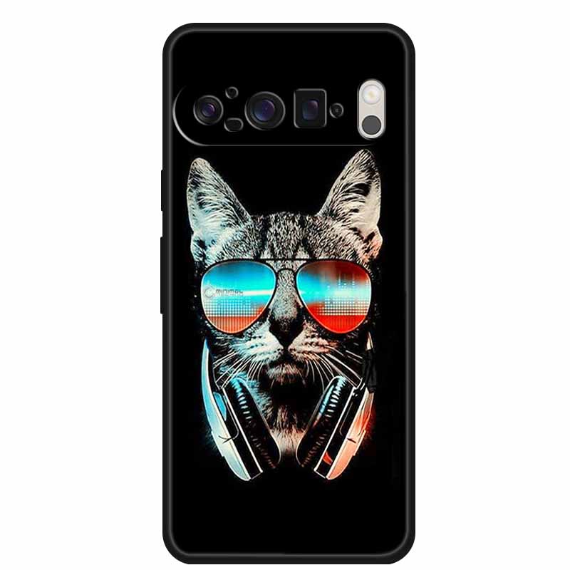 Чехол для Google Pixel 10 Pro XL 5G Животные Мягкий Силикон ТПУ Чехол для Телефона Задняя Крышка для Pixel 10Pro XL Крутой Волк Защитный Funda