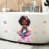Cartoon Mermaid Princess Bedroom Living Room Home Background Beautification Decoration Wall Stickers