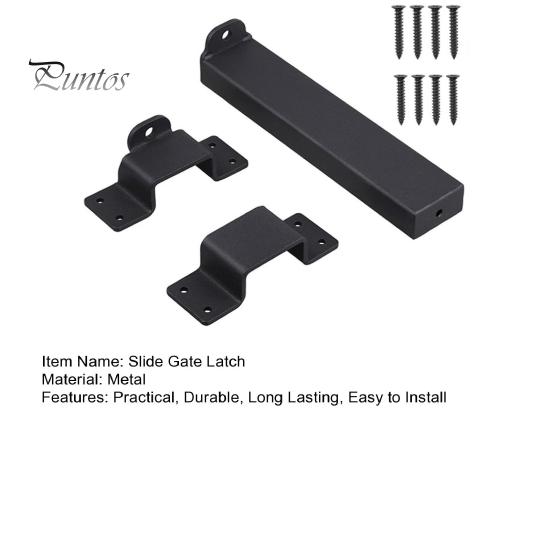 Защелка для раздвижных ворот. Прочный замок-защелка с отверстием для навесного замка. Нержавеющий, устойчивый к коррозии. Универсальный комплект дверных замков для внутреннего и наружного использования.