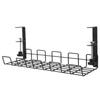 Wire Basket Shelf Under Table Storage Rack Wire Desk Cable Under Management Tray Cord Organizer Rack Wire Cable Shelf Basket