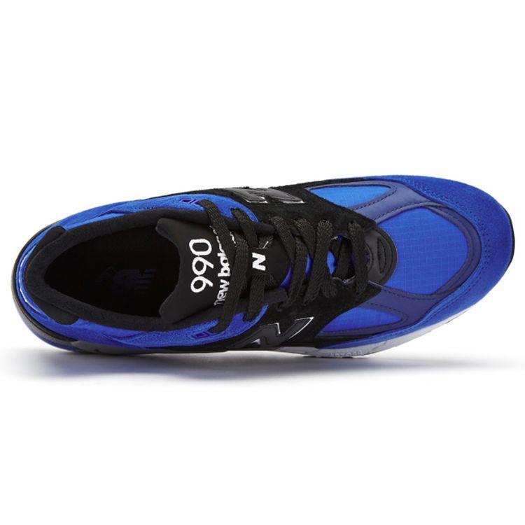 New Balance 990v2 Сделано в США Синие замшевые мужские кроссовки черные M990PL2