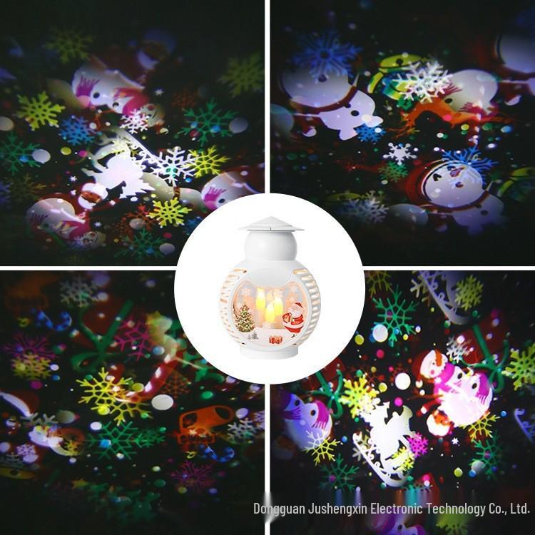 Blizzard Night Lantern: Handheld Decorative Projector Light Ornament