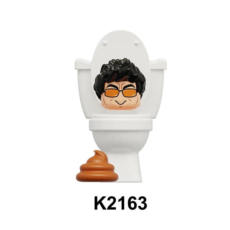 KDL821 игровой человек, туалет, мини-собранные строительные блоки, фигурки из АБС-пластика, детские развивающие игрушки