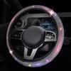 Colorful Elastic Diamond Steering Wheel Cover - Sparkling Design Without Inner Ring