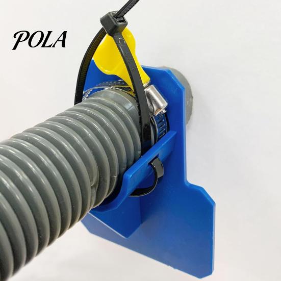Pool Hose Holder for Above Ground Swimming Pipe Holders, Prevent Sagging, Support Bracket Water with Clamps, Pools Accessories Stabilizer