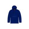Solid Color Logo Print Hooded Long Sleeve Sweatshirt Men Sweatshirt Blue A5UH1-CY5