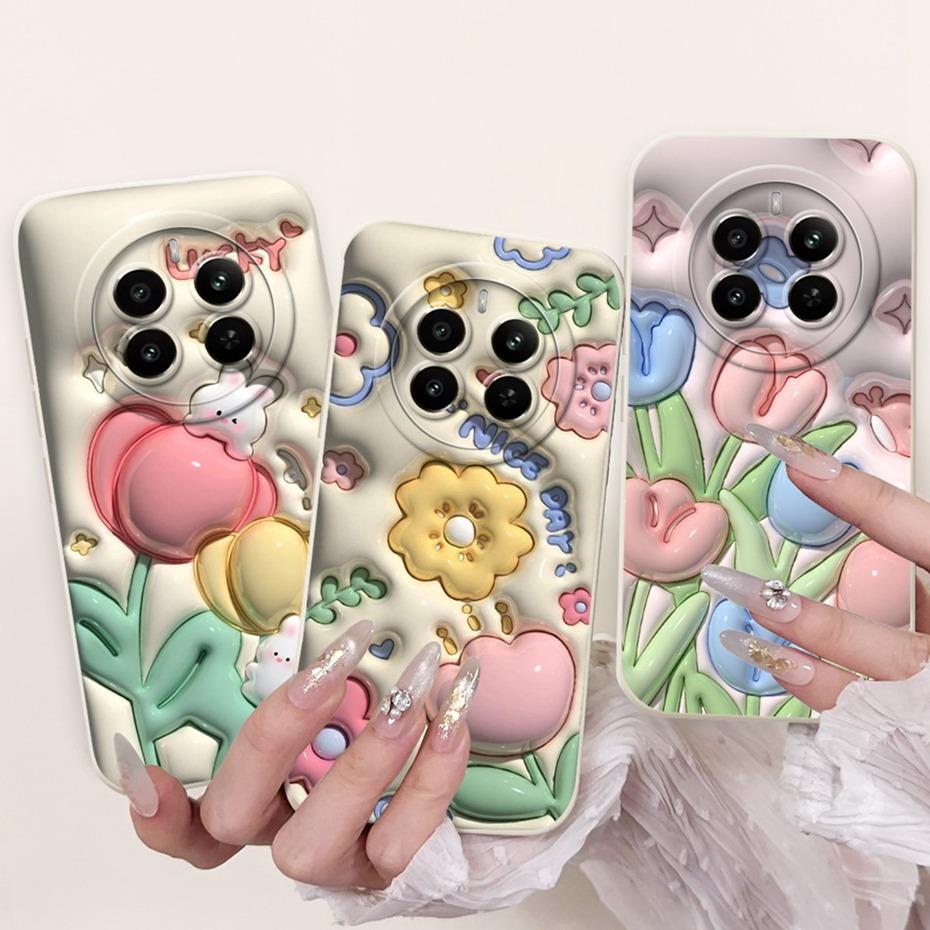 Fashion New Design For Realme 12+ 12X 12 5G Lens Protective Phone Case For Realme 12X 12 Plus 5G Soft Silicone Jelly Cases