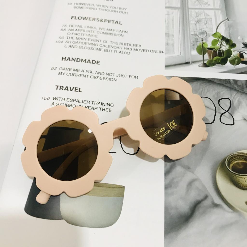 New Cute Children'S Frosted Glasses Color Series Baby Sunglasses
