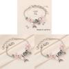 Mermaid Tail Beaded Bracelet With Crystal Accents For Girls Giftgiving