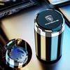 Portable Car Interior Ashtray With Lid Ashtrays Cup Holder For Porsche 911 Cayenne Macan Carrera-GT 928 944 968 Panamera Boxster