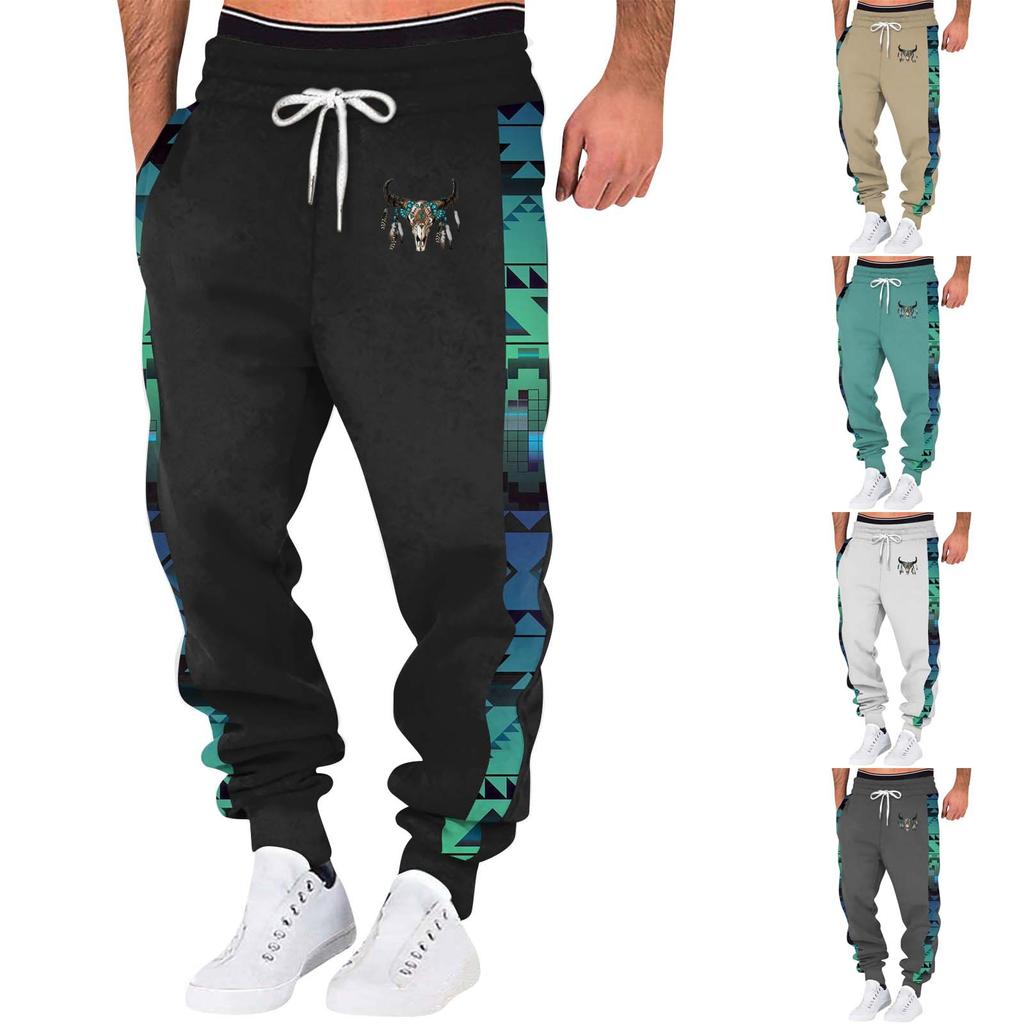 Весенние спортивные брюки для фитнеса мужские свободные повседневные спортивные штаны из хлопка