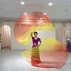 New with Telescopic Sticks Belly Dance Accessories Props Scalable Rods Multicolor Semi-circular Flags Lightweight