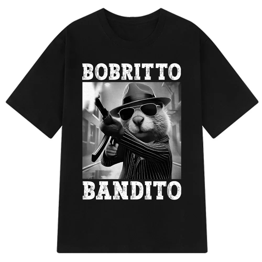 Bombardiro Crocodilo Italian Brainrot Meme T-Shirt Men's Women's Short Sleeve Cotton Tees Funny Graphic Y2k T-shirt Summer Tops