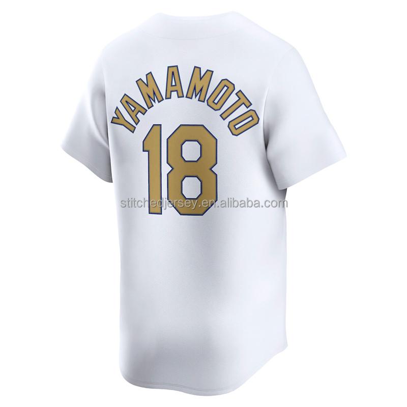 2026 Hot Style Men Stitched Mookie Betts Yoshinobu Yamamoto Clayton Kershaw Miguel Rojas Kyle Tucker Will Smith Baseball Jersey