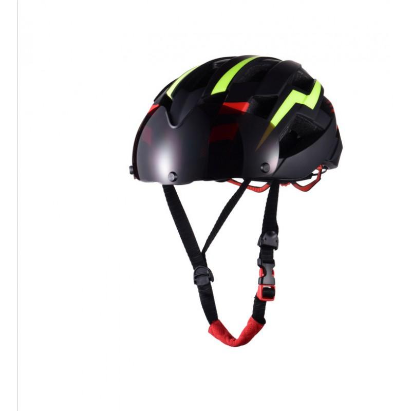 Matte Finish Integrated Cycling Helmet With Magnetic Goggle Attachment Road Mountain Bike Riding