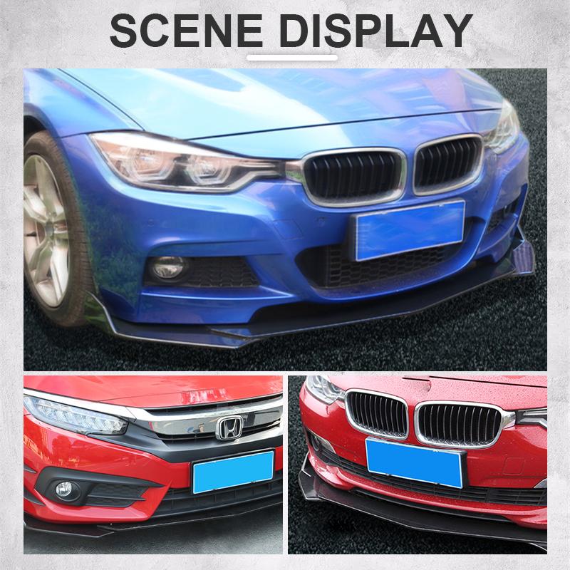 5pcs Upgraded Front Bumper Shovel with Stepped Design High-Quality ABS Material Car Accsesories Accessory