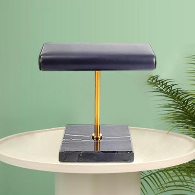 - Подставка для часов из кожи и мрамора ручной работы для мужских и женских наручных часов.