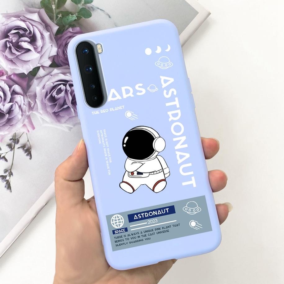 Для чехла OnePlus Nord AC2001 AC2003 Ударопрочный чехол Милый Астронавт Силиконовый Funda Для One Plus Nord Чехол OnePlus 8 Nord Capa