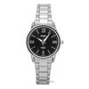 Analog Stainless Steel Black Dial Quartz LTP-1303DD-1AV Women's Watch