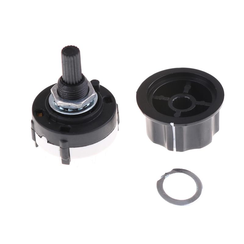 Поворотный переключатель выбора канала Rs26 1 полюс 12 положений с ручкой