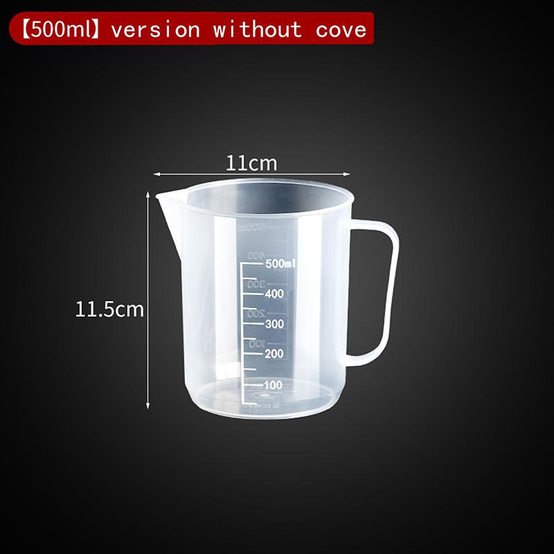 1PC 1000ML Non-stick Silicone Measuring Cup Food Grade Household Graduated Cups Kitchen Baking Measuring Tools High Volume