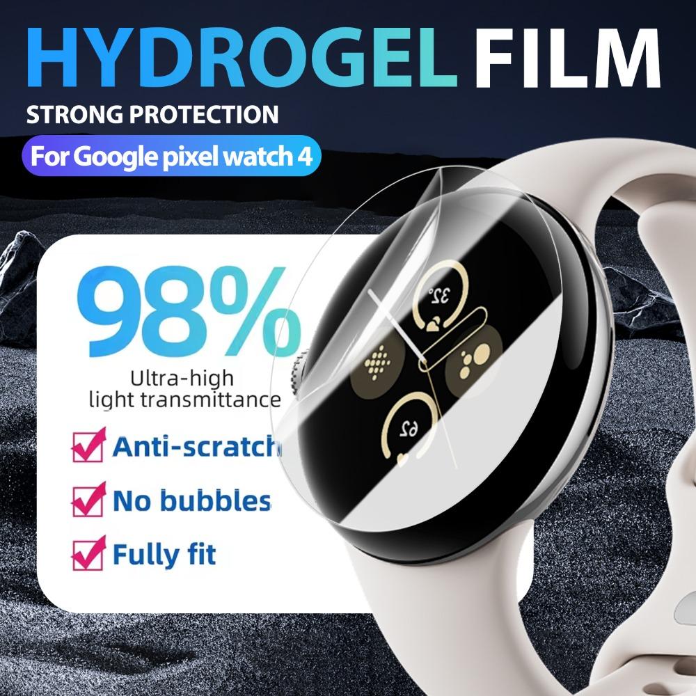 1-5 шт. Мягкая гидрогелевая пленка для Google Pixel Watch 3/4 41 мм 45 мм Прозрачные HD Защитные пленки для экрана Anti-Scratch Премиальная защита