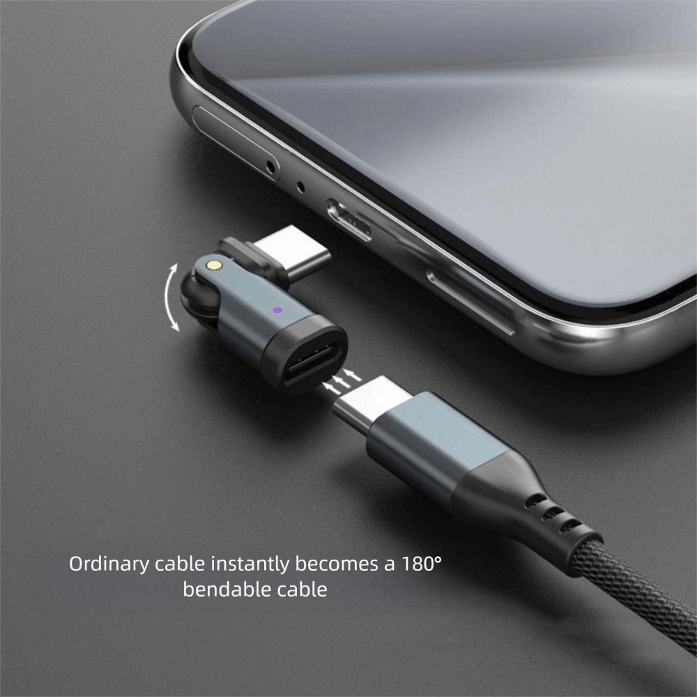 Переходник USB-C на USB-C USBC для зарядки 180 градусов Адаптер USB-A гнездо Мобильный телефон