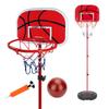 Basketball Hoop with Ball and Pump Portable Basketball Hoop Adjustable Basketball System Indoor Outdoor Play for Kids
