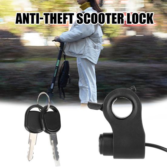 Electric Scooter Ignition Lock with Keys Easy To Use E-scooter Throttle Accelerator Starter Switch Lock for Kukirin G2 Pro/G2 Max