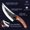 Hand-Forged Boning Knife Chef Slicing Knife Meat Vegetable Fruit Kitchen Cutting Knife Double-edged Blade Kitchen Knives