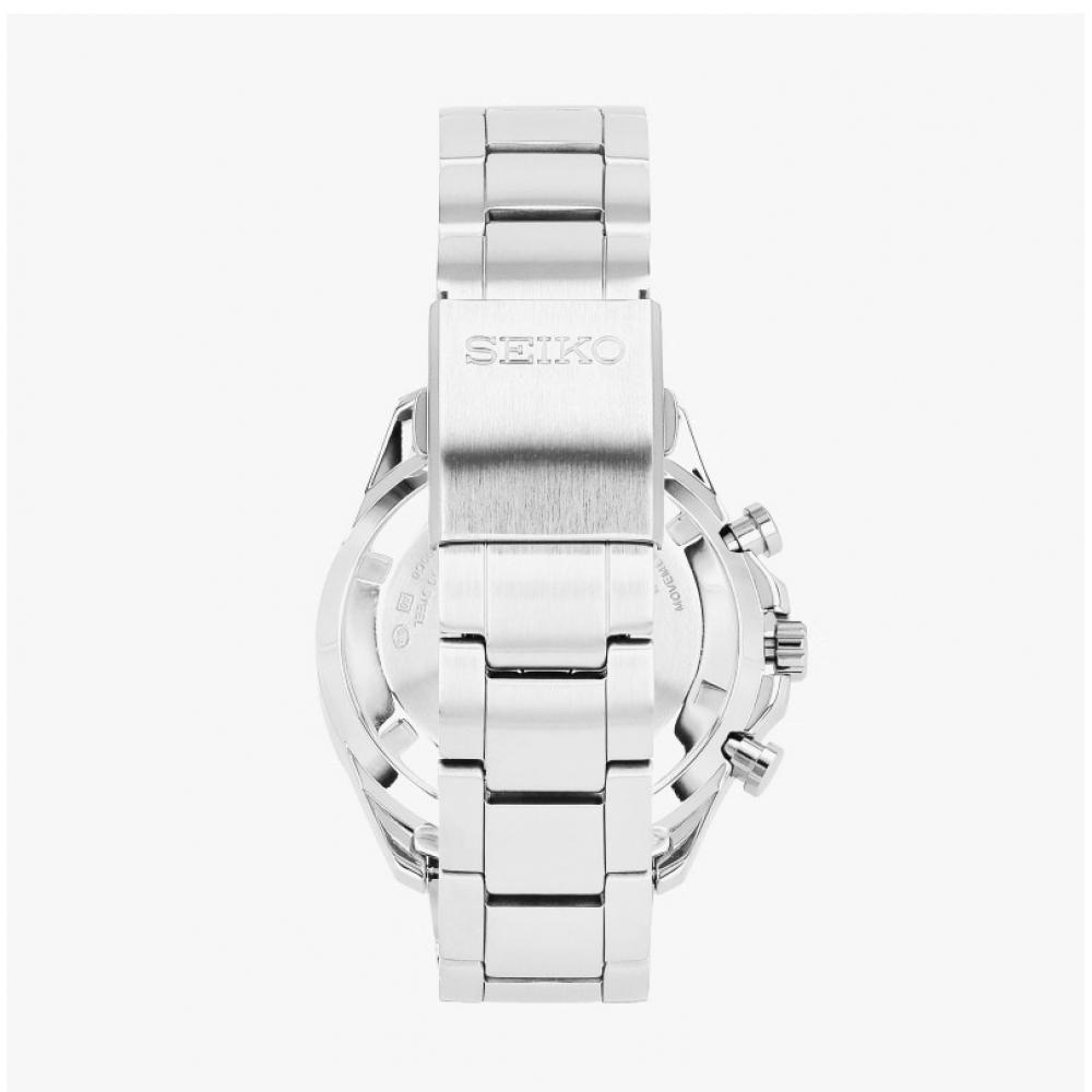 Seiko Мужские металлические часы Spirit Chronograph Sbtr029