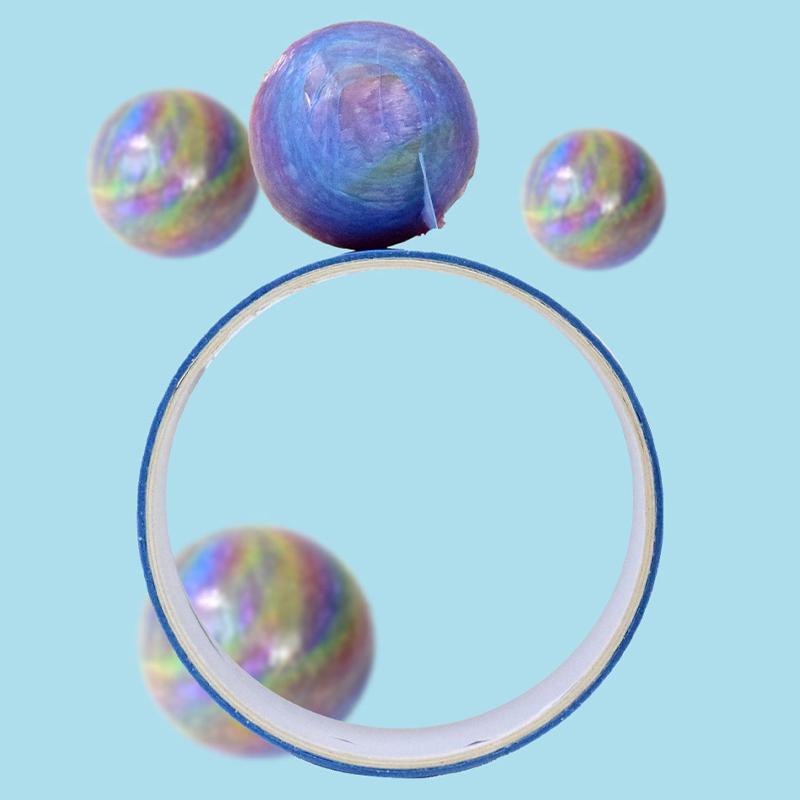 Шариковая лента Липкие ленты Цветной декомпрессионный клей Катающиеся самодельные забавные игрушки Цветные шарики Изготовление красочных маскирующих игрушек Клей