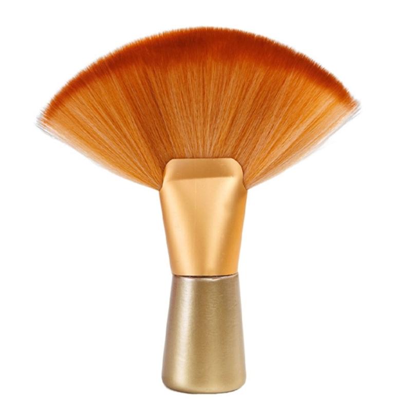 Neck Duster Brush for Hair Cutting,Removes Loose Hair from Neckline and Ears Professional Barber Badger Brush Unisex