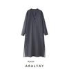 Araltay New Arrival Women's Clothing Fashion Style Fashion All-Match Casual Stripes Shirt Style Dress 4333240