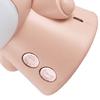 Mini Fan With Foldable Design USB Rechargeable Portable Handheld Fan Strong Wind Power High Capacity Battery Three Speed Settings Night Light