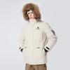 CAMEL Waterproof Windproof Hooded True Mink Fur Warm Workwear Down Jacket Unisex M34CS01643