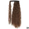 MERISIHAIR Women Long Straight Wrap Around Ponytail Synthetic Fiber Long Straight Wavy Hair Extensions Daily Wear