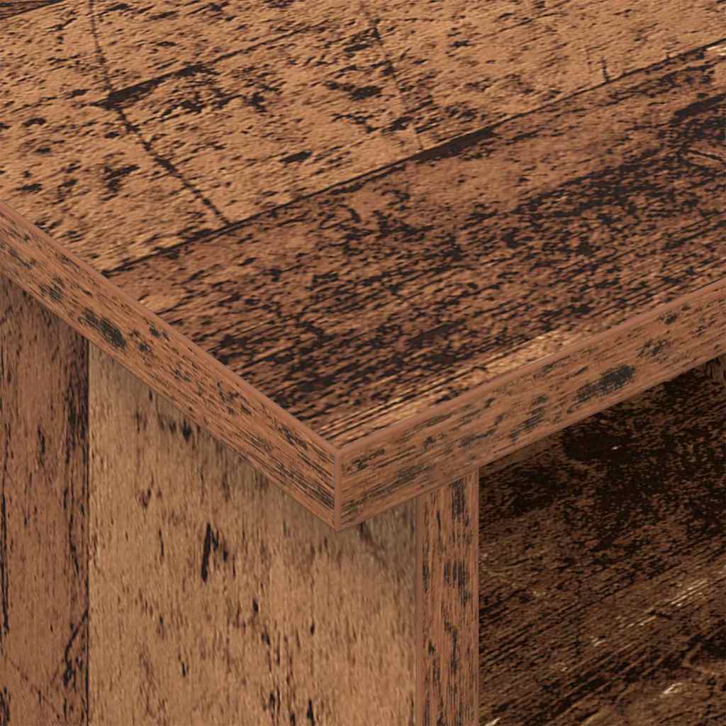TV Stand Reclaimed Wood Look 100 x 35 x 35 cm Engineered Wood