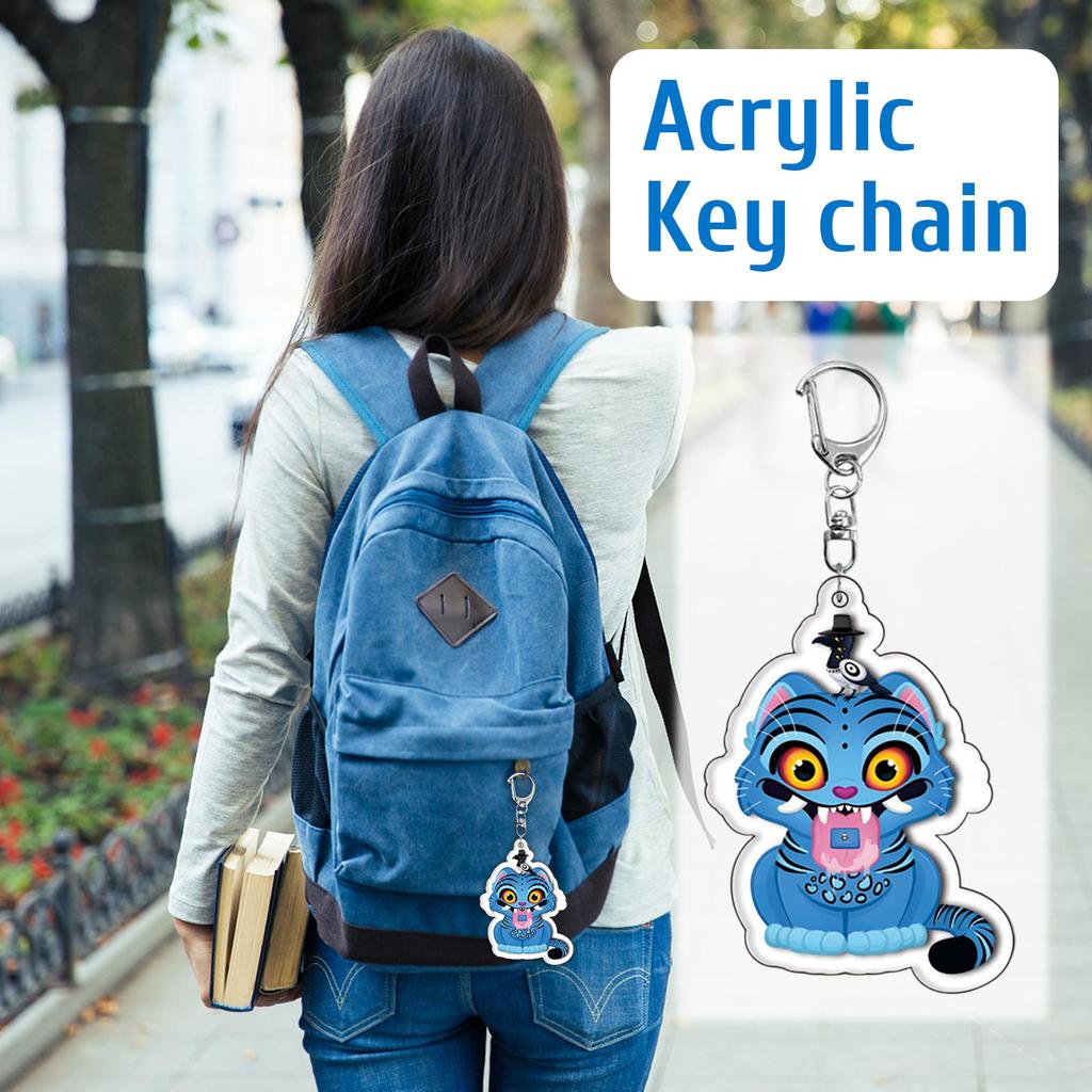 Мультяшный Аниме Фильм Прозрачный Акриловый Брелок Подвеска, Изысканный Подарок Подвесные Аксессуары Для Рюкзаков