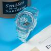 Casio G-SHOCK Серия Ice Tough Восьмиугольные Полупрозрачные Водонепроницаемые Механизм Кварцевый Механизм Ремешок из Смолы Японские и Корейские Часы GMA-S2100SK-2APR