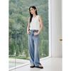 Jiuzi Anna Kou Elegant Temperament Heavy duty Round Neck Texture Sleeveless Knitted Shirt Vest Women's 2026 Summer New Style
