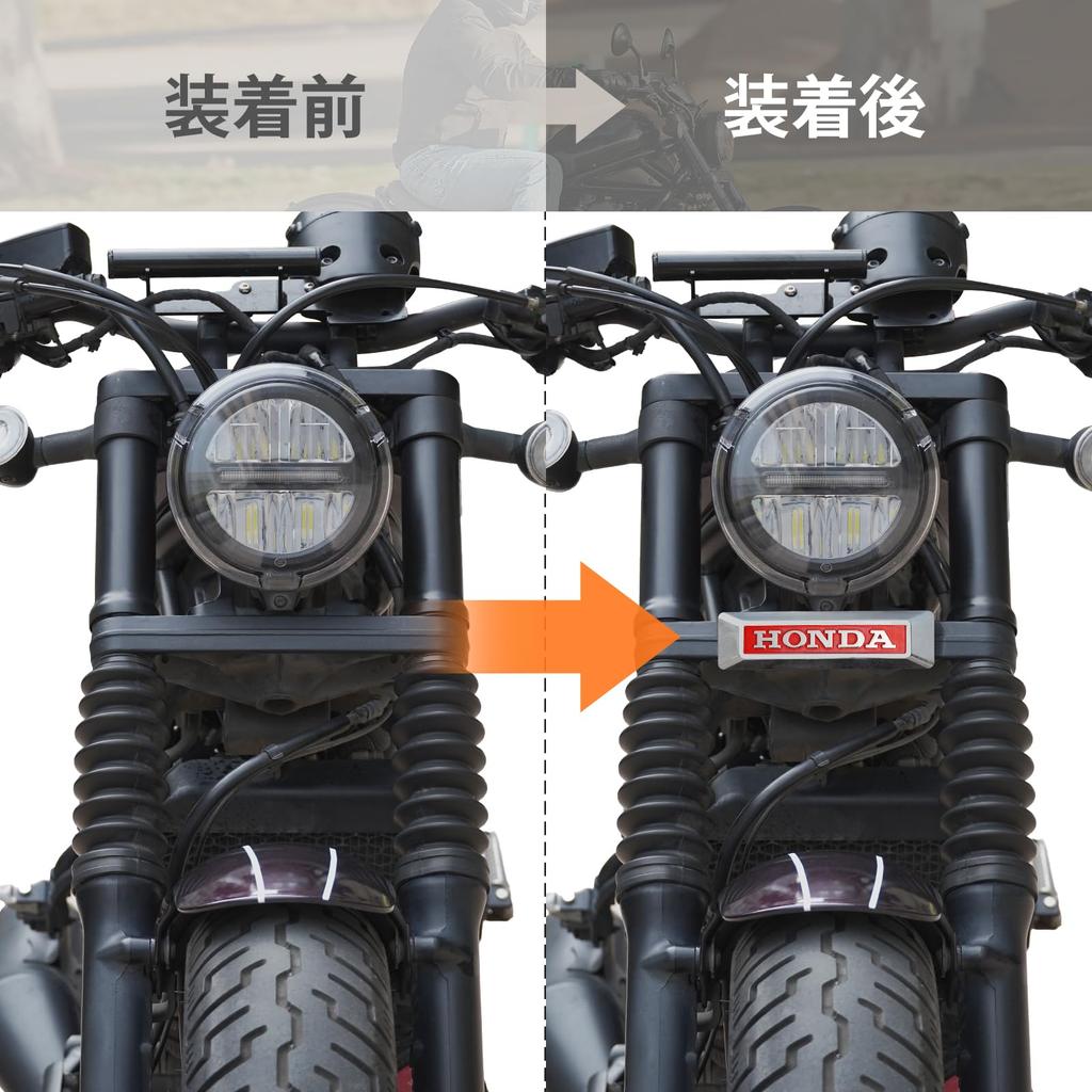 Эмблема передней вилки TOURI&TORI для Rebel 250/500/CL250/500, Кастомные мотоциклетные запчасти, Простая установка, В комплекте втулки, Комплект кронштейна эмблемы (красный)