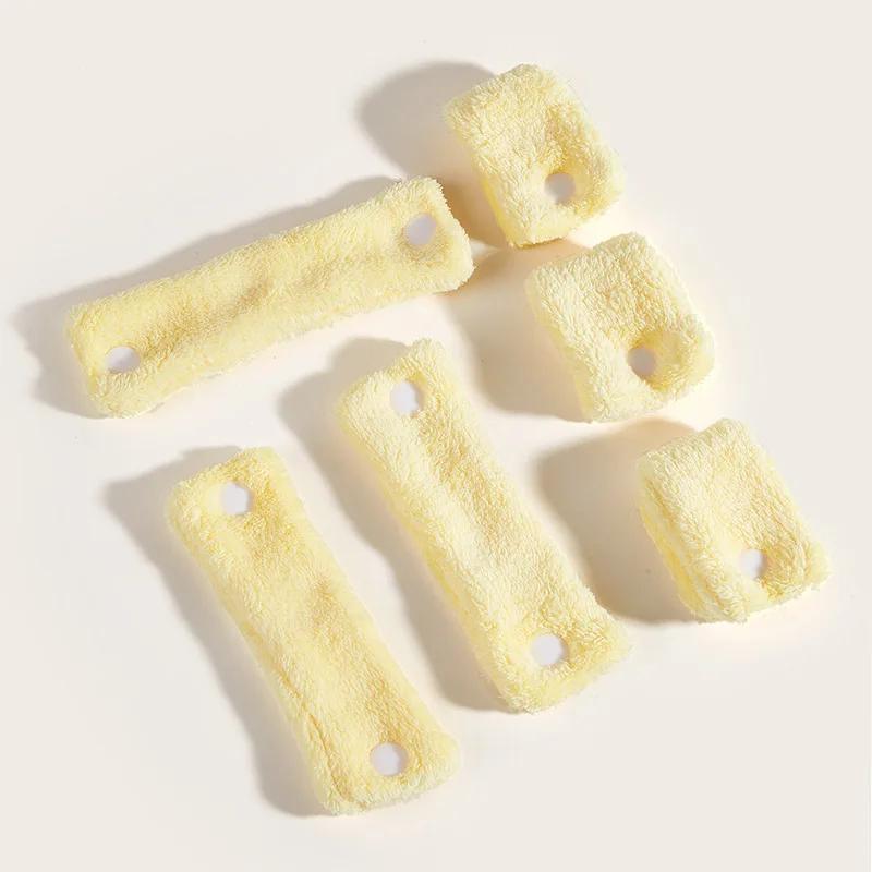 6 шт., мягкие бигуди для волос, без нагрева, бигуди для детей, толстая ткань для подушек, безвредный бигуди, большой длинный для сна, в ночное время